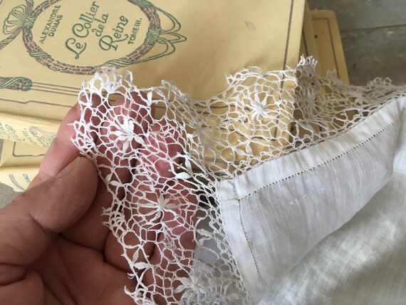 Antique wedding handkerchief - image 6