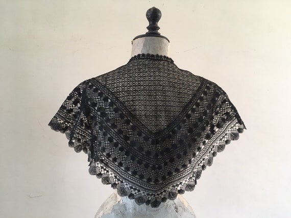 Victorian lace shawl