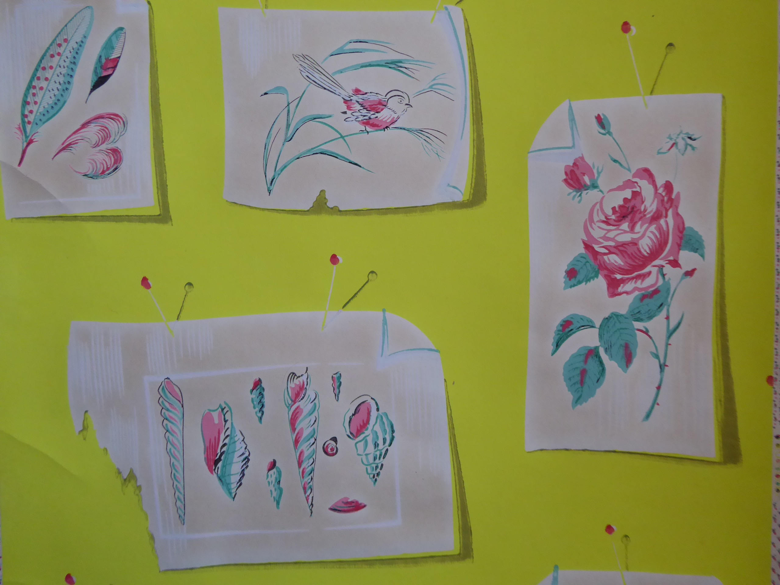 Papier Peint Vintage Des Années 1930