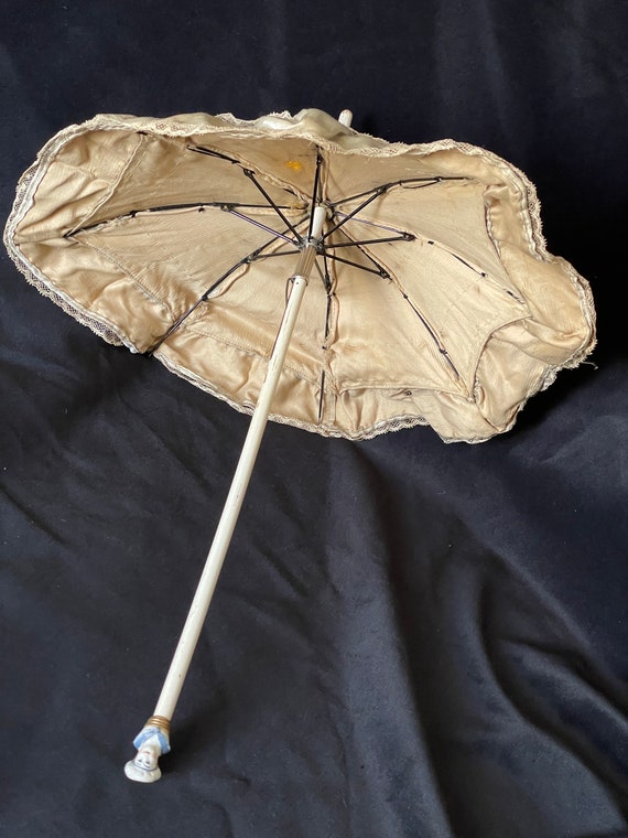 Antique silk publicity parasol - image 6