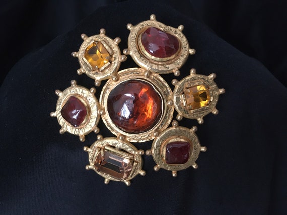Buy Vintage Chanel Brooch Pendant by Gripoix Online in India 