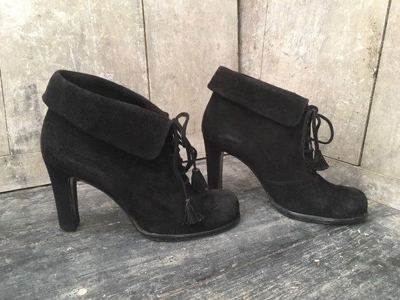 Patrick Cox black booties