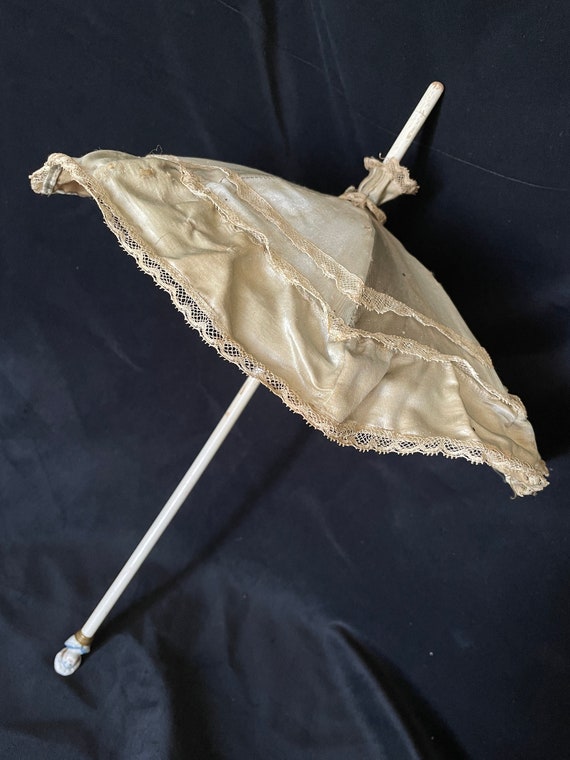 Antique silk publicity parasol - image 4