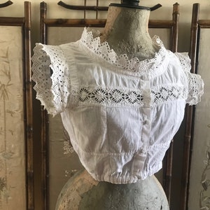 Corset cover bodice from the 1900s