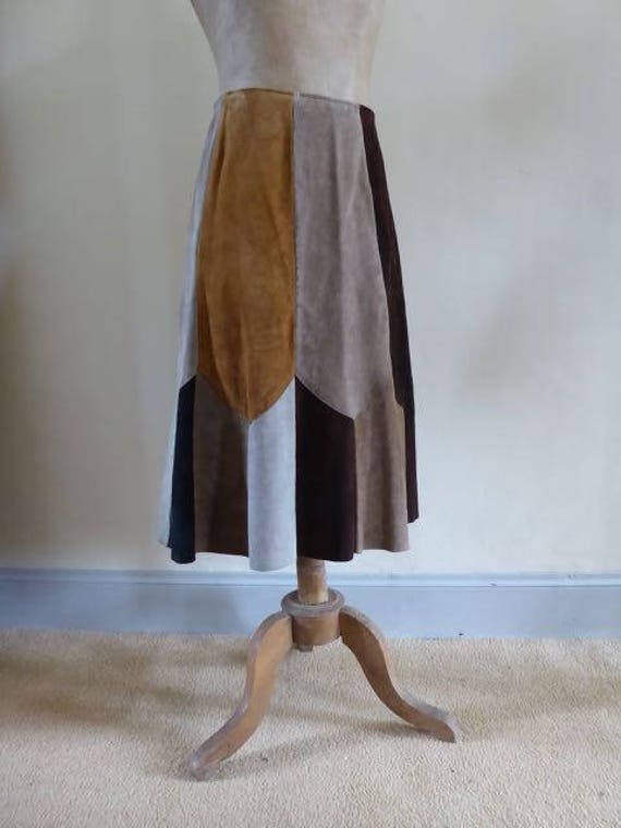70s clearance patch skirt