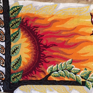 Vintage needlepoint tapestry