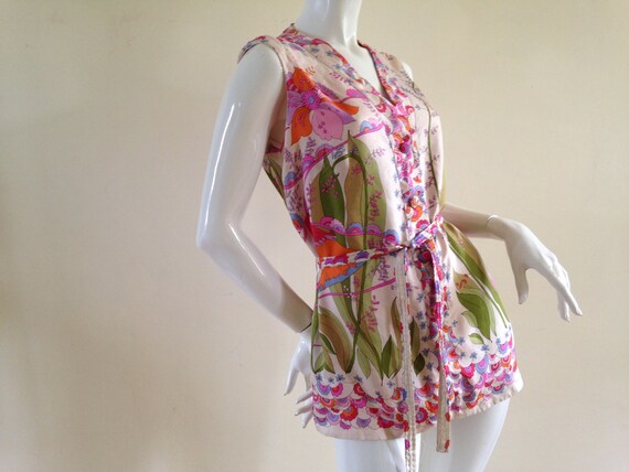 1960's silk minidress