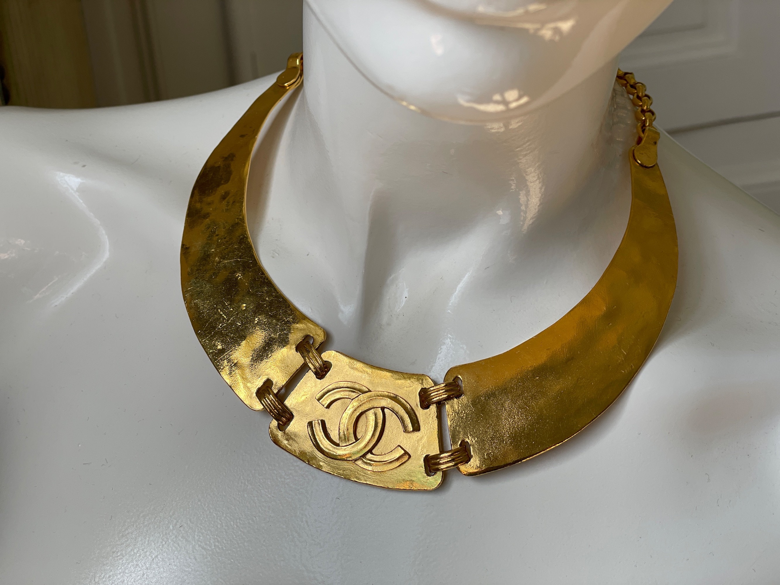 Chanel chain choker Etsy France