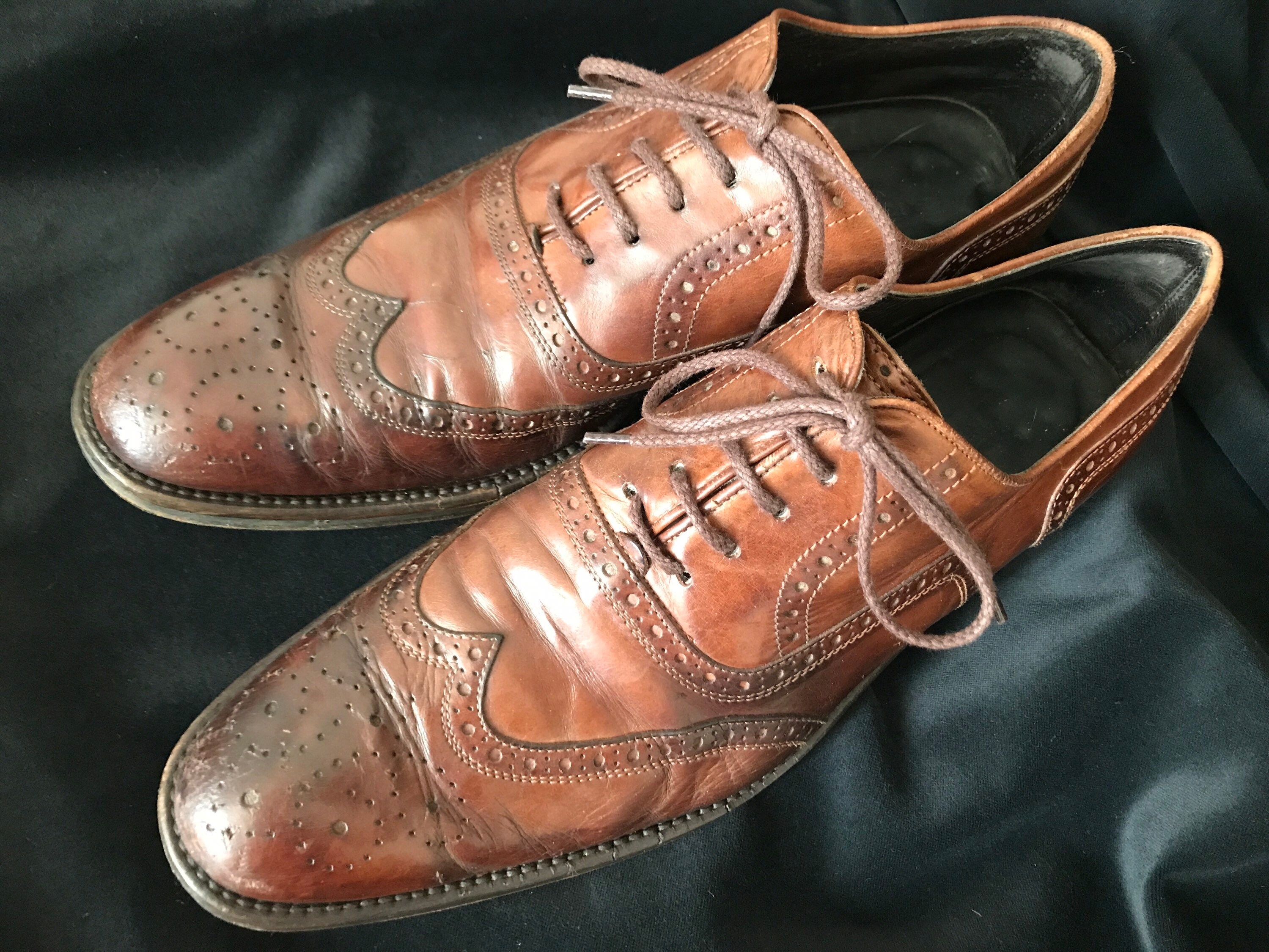 Vintage hotsell brogue shoes