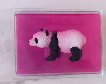 Panda Kids Critter Soap, panda toy gift for child boy girl, birthday party favor, Christmas stocking stuffer, Easter basket filler