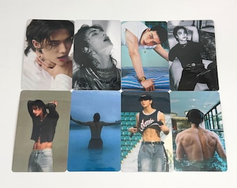 Hyunjin, niños callejeros, lomo, tarjetas fotográficas