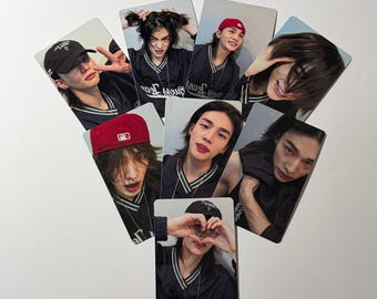 Hyunjin, IG live, stray kids, lomo, tarjetas fotográficas