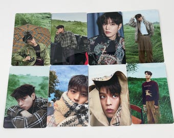 Seungmin, moda, tarjetas fotográficas, lomo