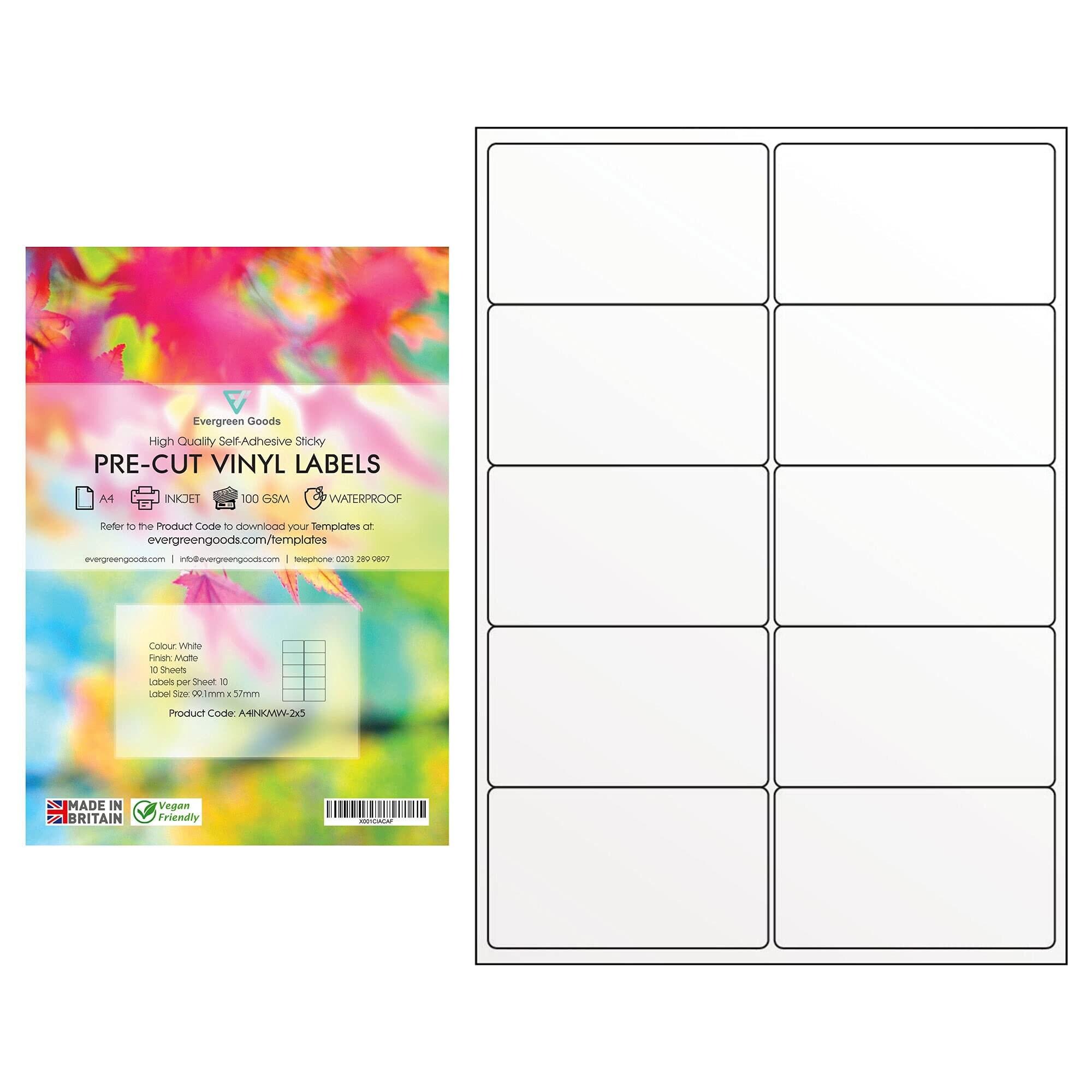 Carta Stampabile Oro Carta Adesiva Vinile Lucido Oro A4 - 10 Fogli Per Stampante Laser/Getto D'Inchiostro, Impermeabile Fogli A4 Adesivi Per Stampante - Foto 4