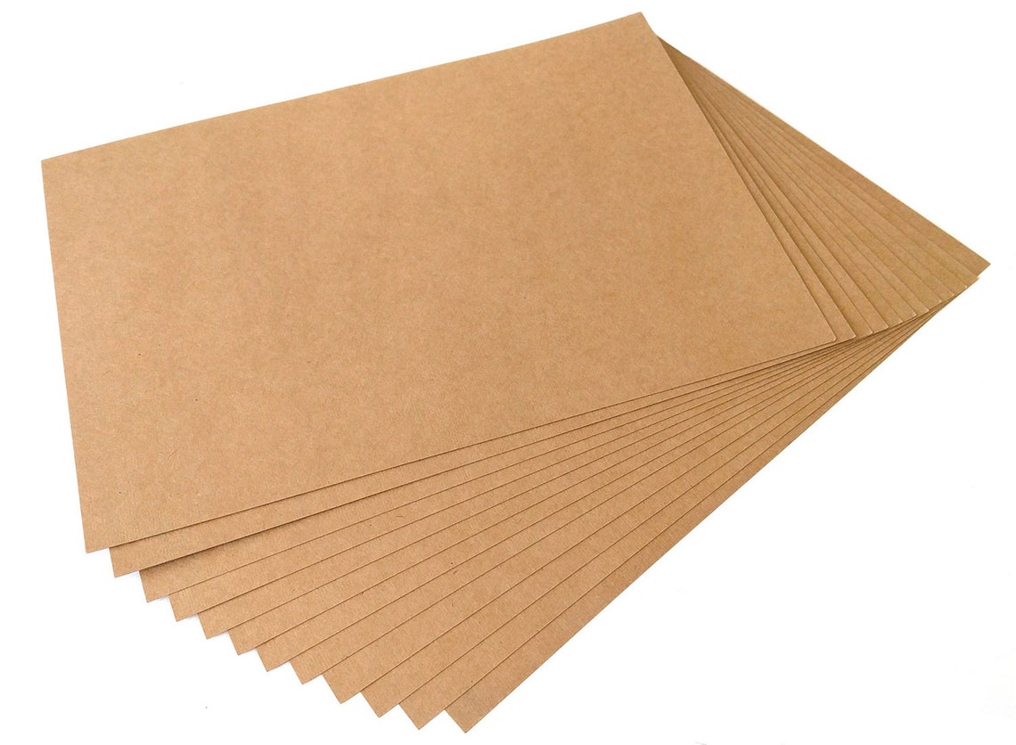 Kraft Brown Cardstock Paper / 50 Eco Sheets of 120 140 170 Etsy UK