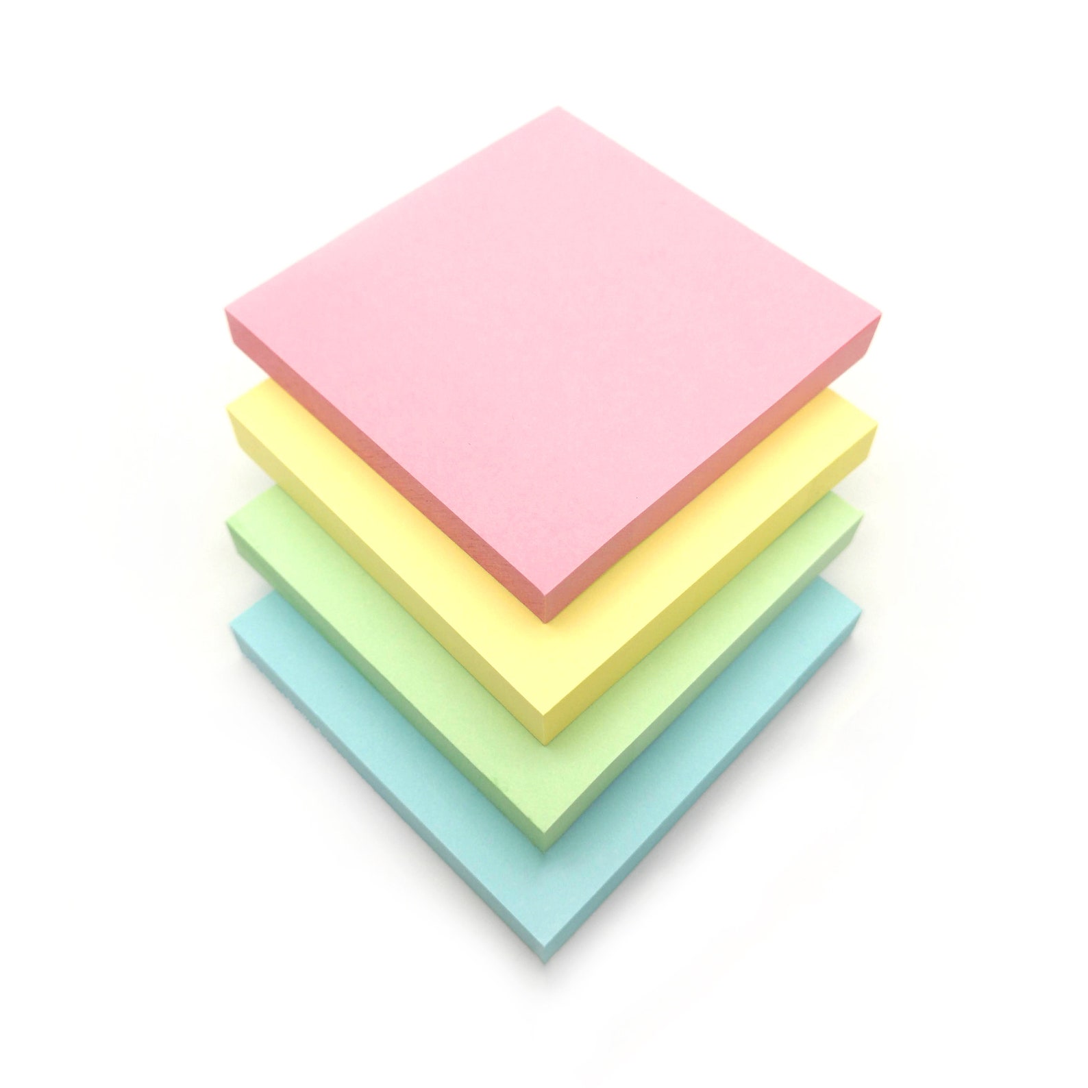 Square Sticky Notes / Pastel Post It Notes / Memo Pads of 100 - Etsy