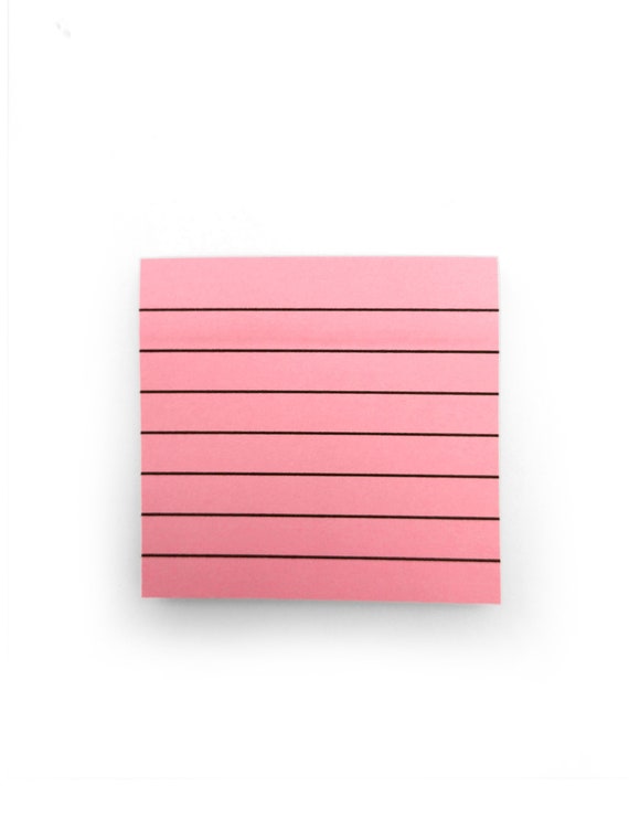 Lined post it notes deals