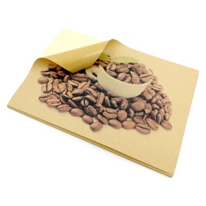 Kraft Brown Sticker Paper / A4 Blank Matte Customisable DIY Self ...