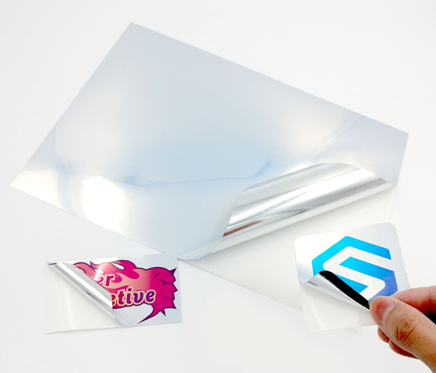 Lot de 100 feuilles de papier autocollant en vinyle imprimable pour  imprimante à jet d'encre Blanc brillant Taille standard 21,6 x 27,9 cm