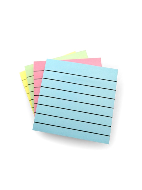 2 Packs de notes autocollantes transparentes Blocs-notes autocollants, notes  transparentes autocollantes amovibles