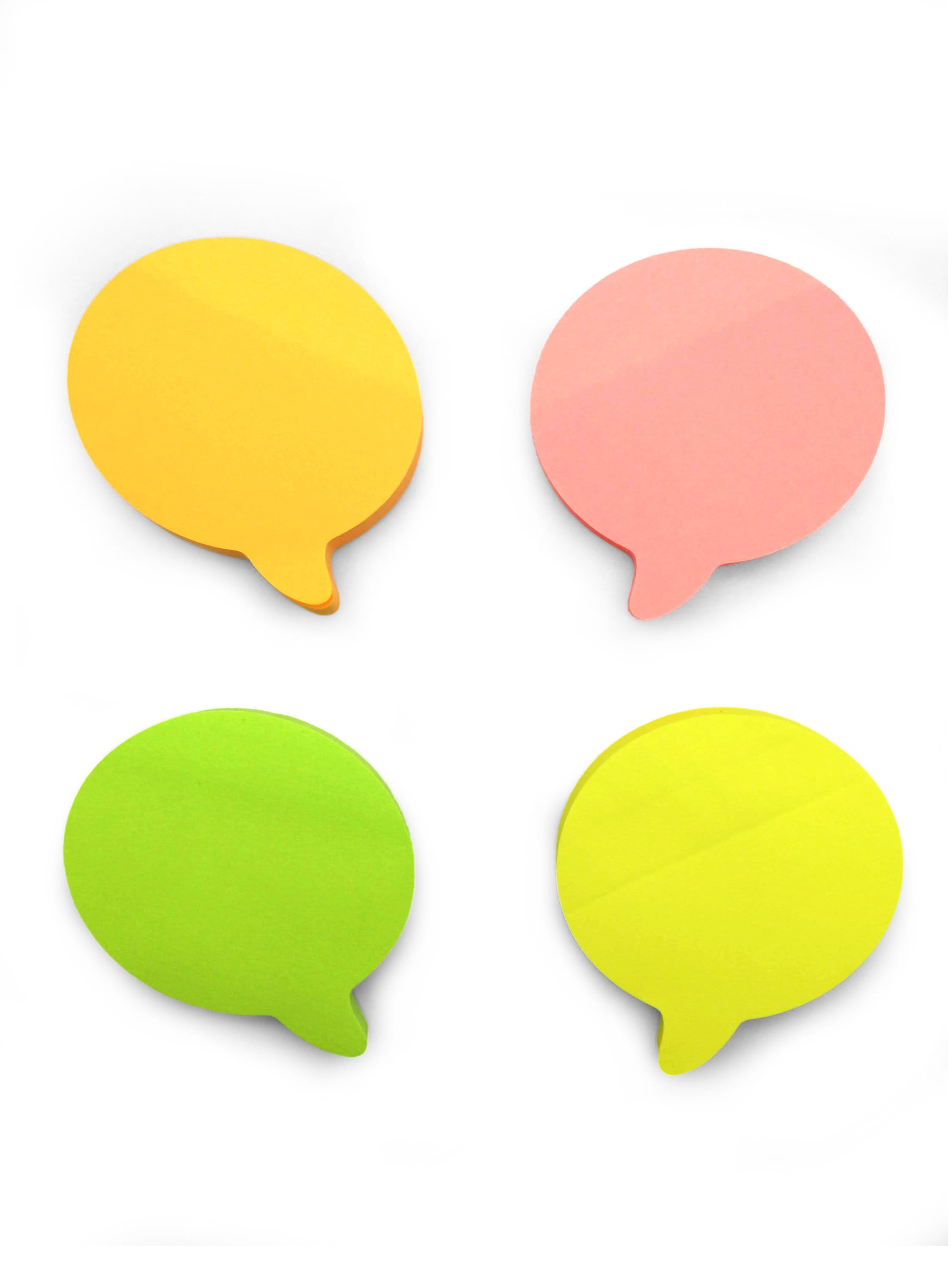 Speech Bubble Sticky Notes / Neon Post It Notes / Memo Pads of Etsy
