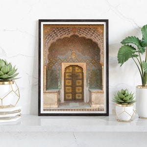 City Palace Gate Photograph, Jaipur Palace Jaipur Rajasthan India, Wall Art, Instant digital download
