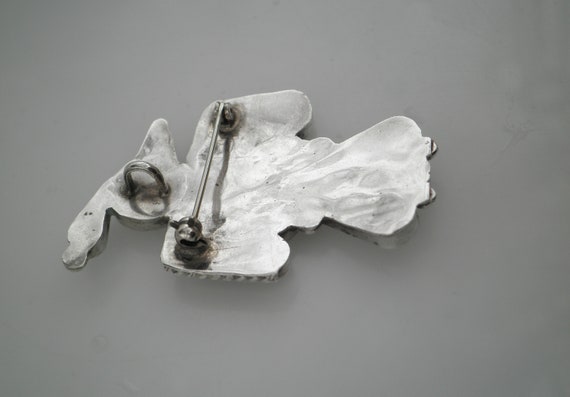 Zuni Multiple Gemstones Inlay Sterling Silver Thu… - image 8