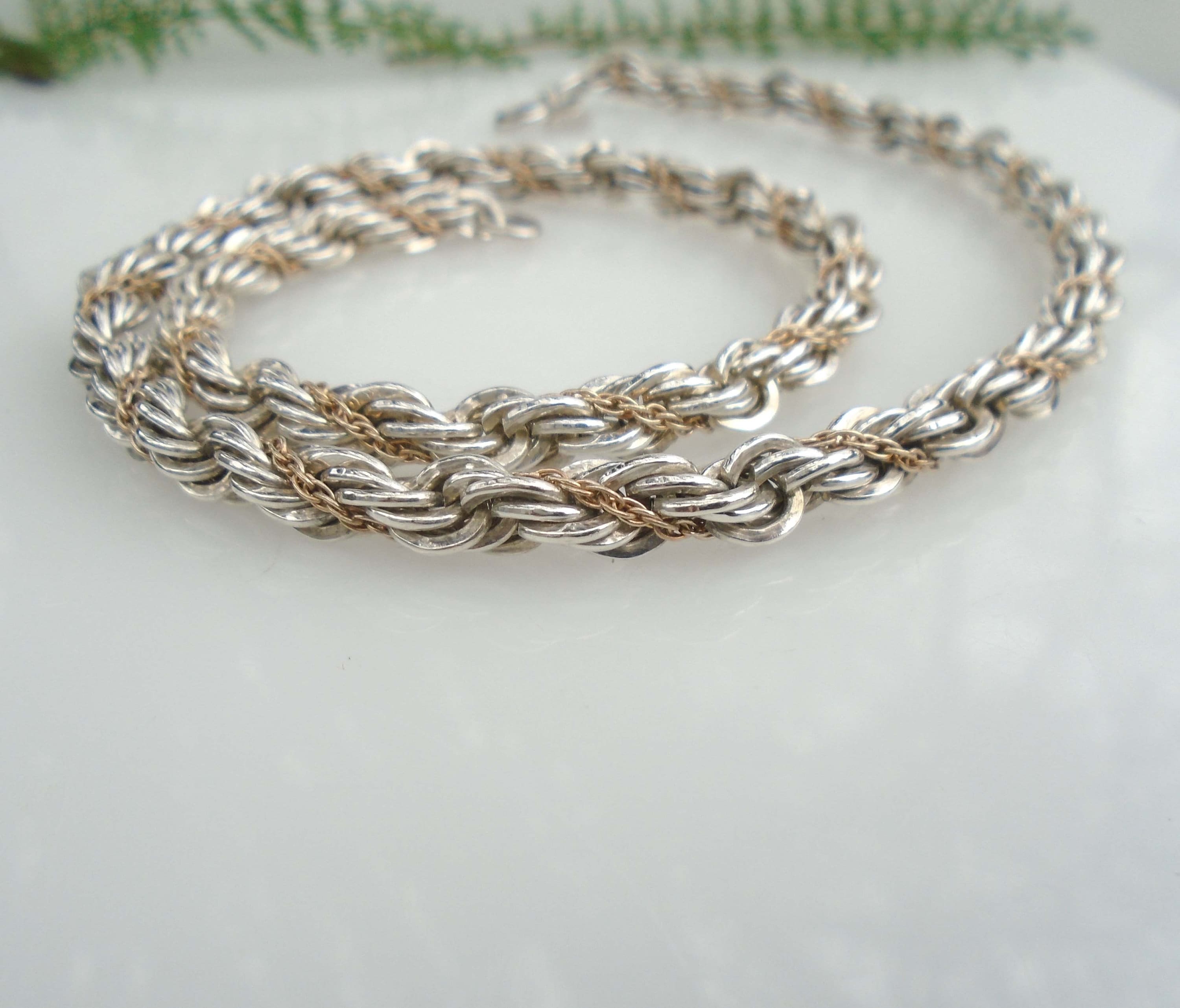 Tiffany silver rope deals necklace