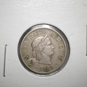 1883 Schweiz 10 Rappen Münze B