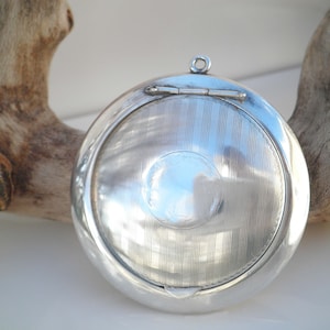 1920’s Art Deco Hallmarked Sterling Silver Chatelaine Compact Canada