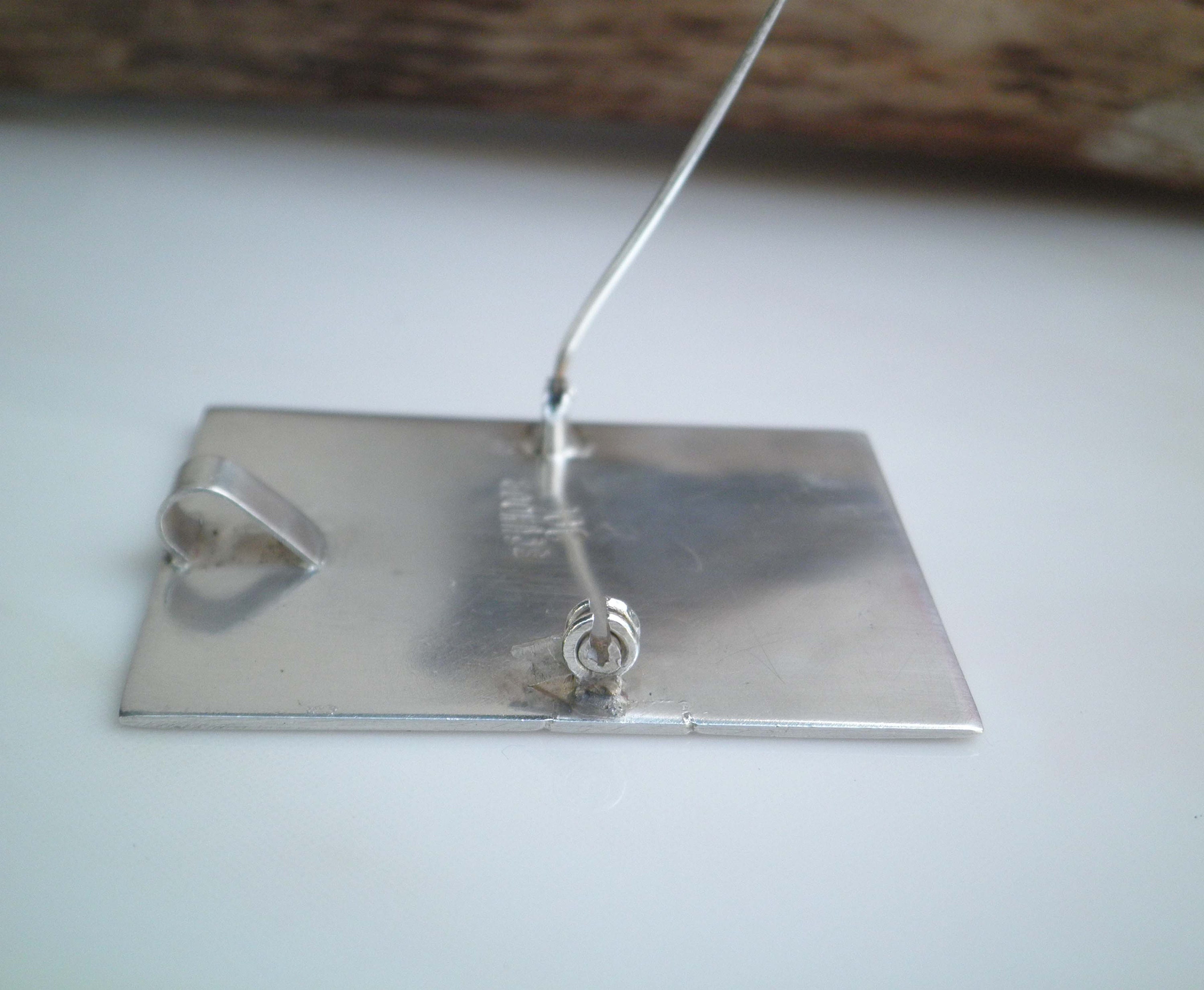1960s Ecuador 900 Silver Brooch Pin Pendant - Etsy