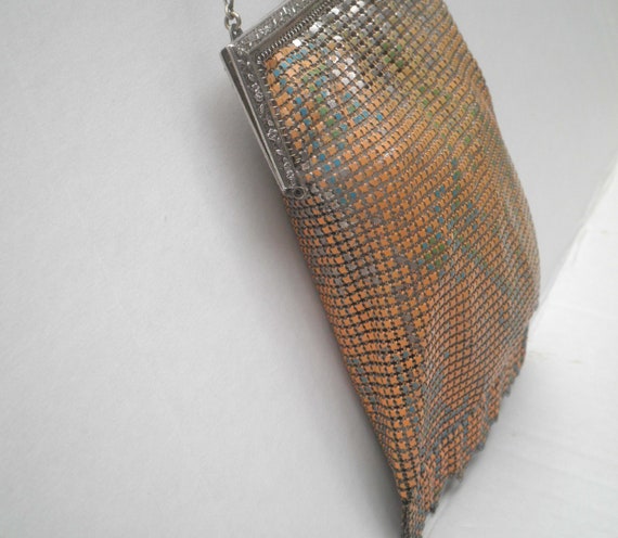 1920’s Authentic Whiting & Davis Chain Enamel Mes… - image 8