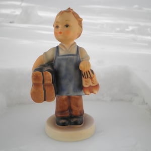 Authentic Signed 1960’s M. I. Hummel Figurine #743/0 " Boots” TMK-3