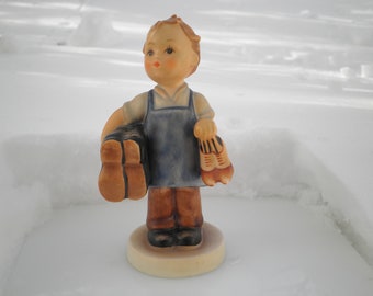 Authentic Signed 1960’s M. I. Hummel Figurine #743/0 " Boots” TMK-3