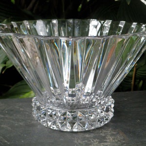 Vintage Beautiful 1970’s Signed Rosenthal Classic Germany Centerpiece Crystal Glass Bowl