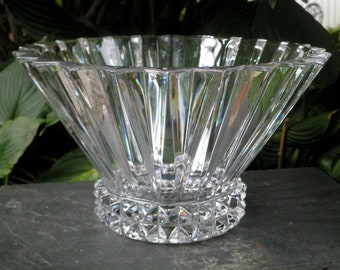 Cuenco vintage de cristal Rosenthal, centro de mesa alemán firmado