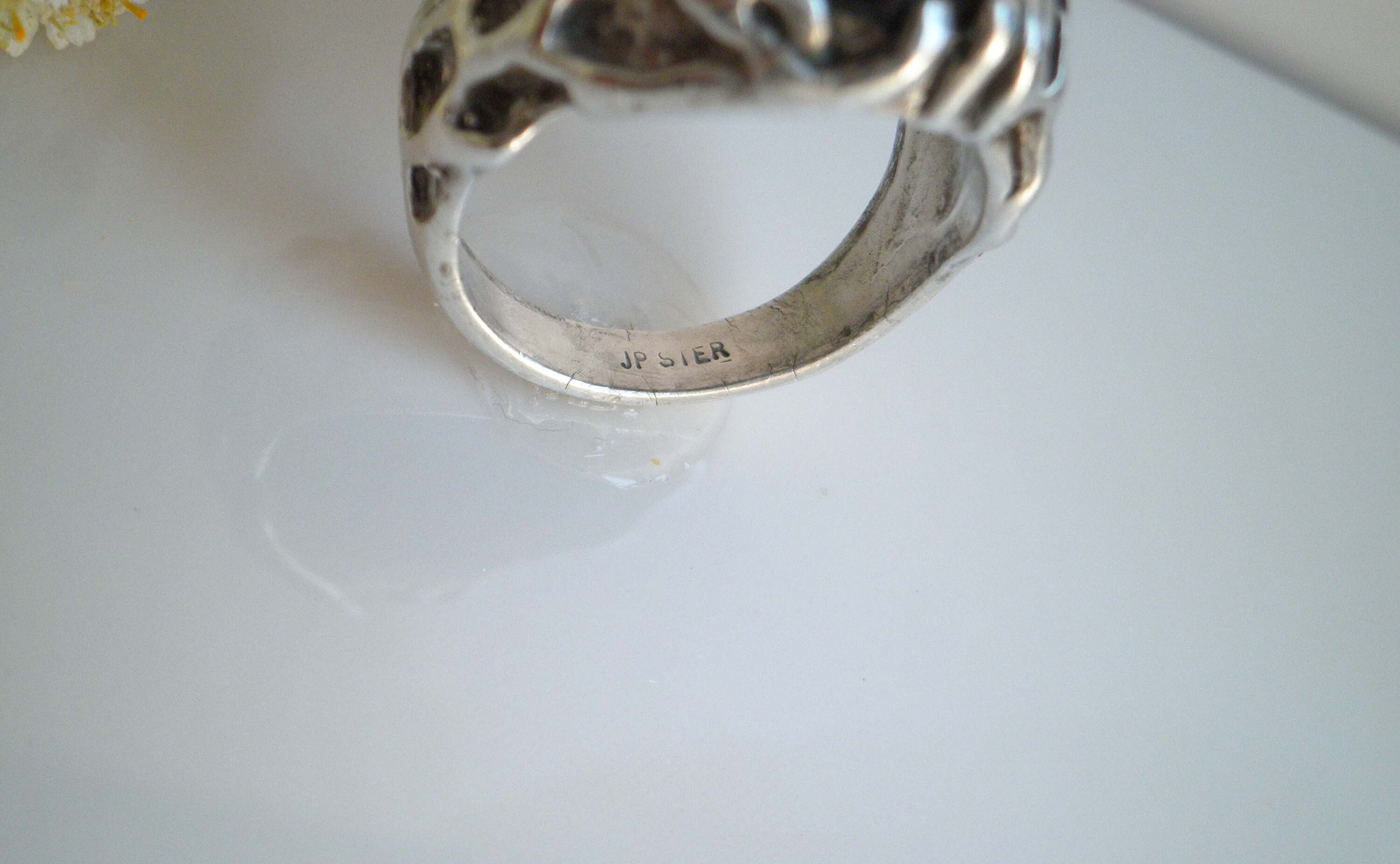 ヴィンテージ シルバー リング eye ring vintage Vintage Sterling Silver Tigers Eye Ring, Unique Oval Bezel