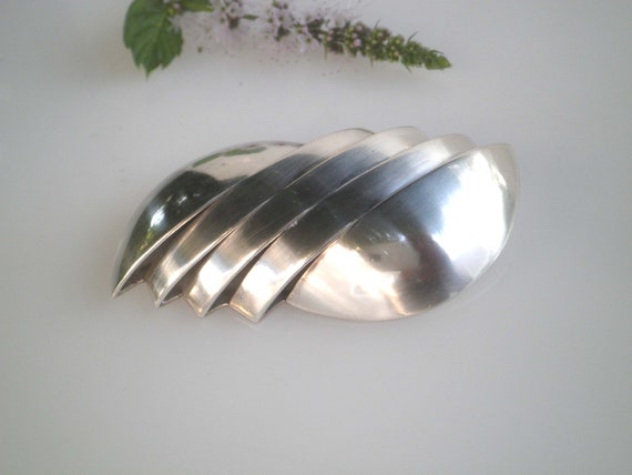 Vintage Taxco Mexico Large Abstract 925 Sterling … - image 2