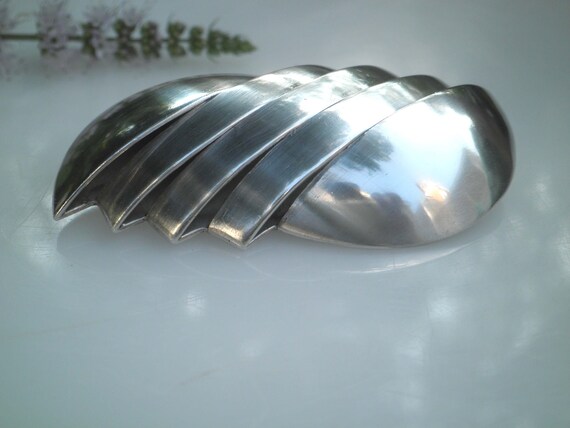 Vintage Taxco Mexico Large Abstract 925 Sterling … - image 3