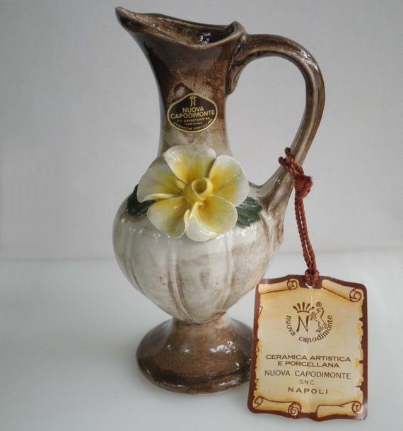 Vintage Beautiful Authentic Nuova Capodimonte Napoli Italy Hand