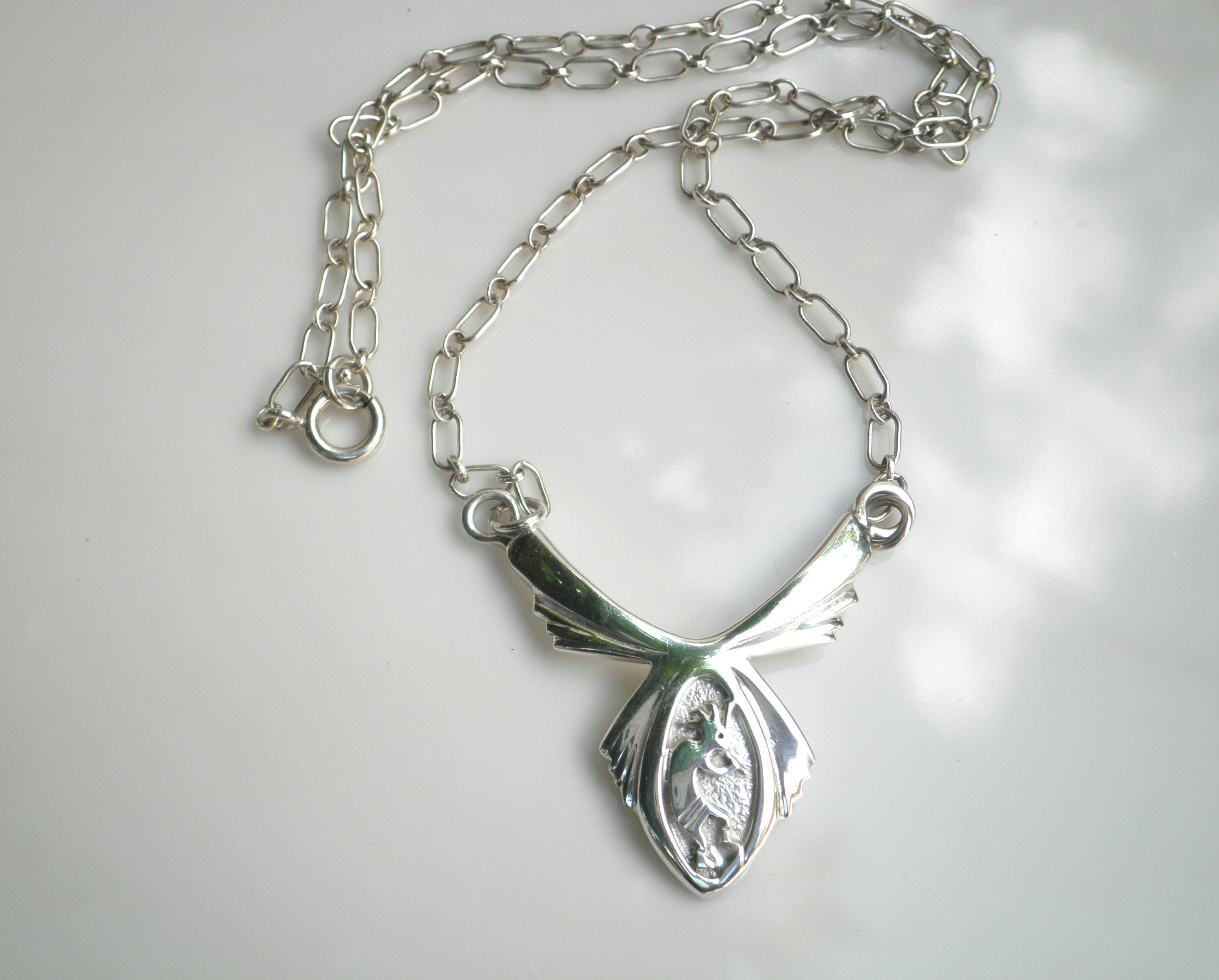 Native America Navajo Signed Ervin Hoskie Kokopelli Sterling