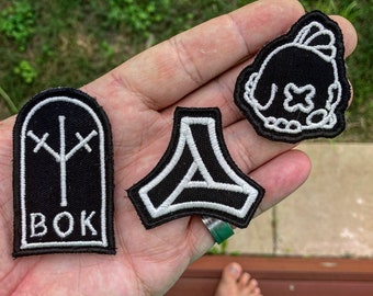 Braindeef Embroidered patches