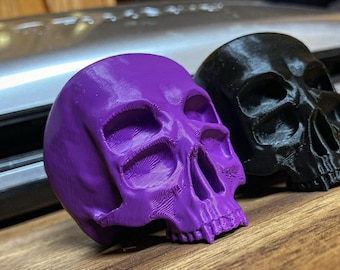 4 eyed Skull - 3D printed desk ornament, art toy, skull art, four eyes, bizarre, oddities, paperweight, fidget, stress ball
