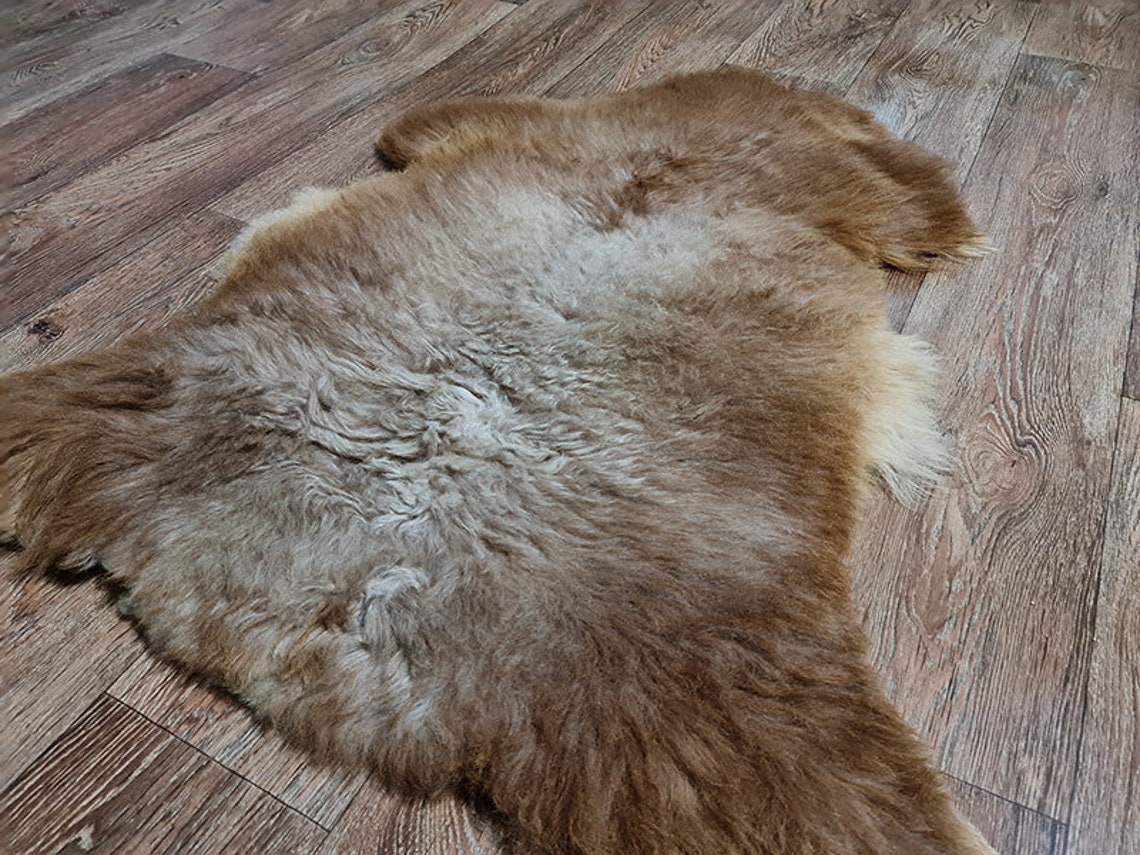 Small Sheepskin 91 cm x 64 cm Real Sheepskin Rug Long wool Etsy
