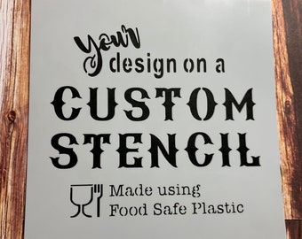 Custom Cookie Stencil