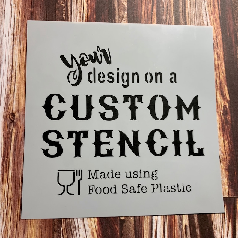 Custom Cookie Stencil Etsy
