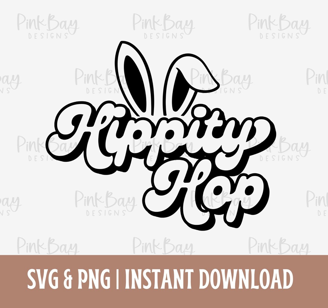 Hippity Hop Svg Png, Retro Easter Svg Png, Easter Shirt Svg, Easter