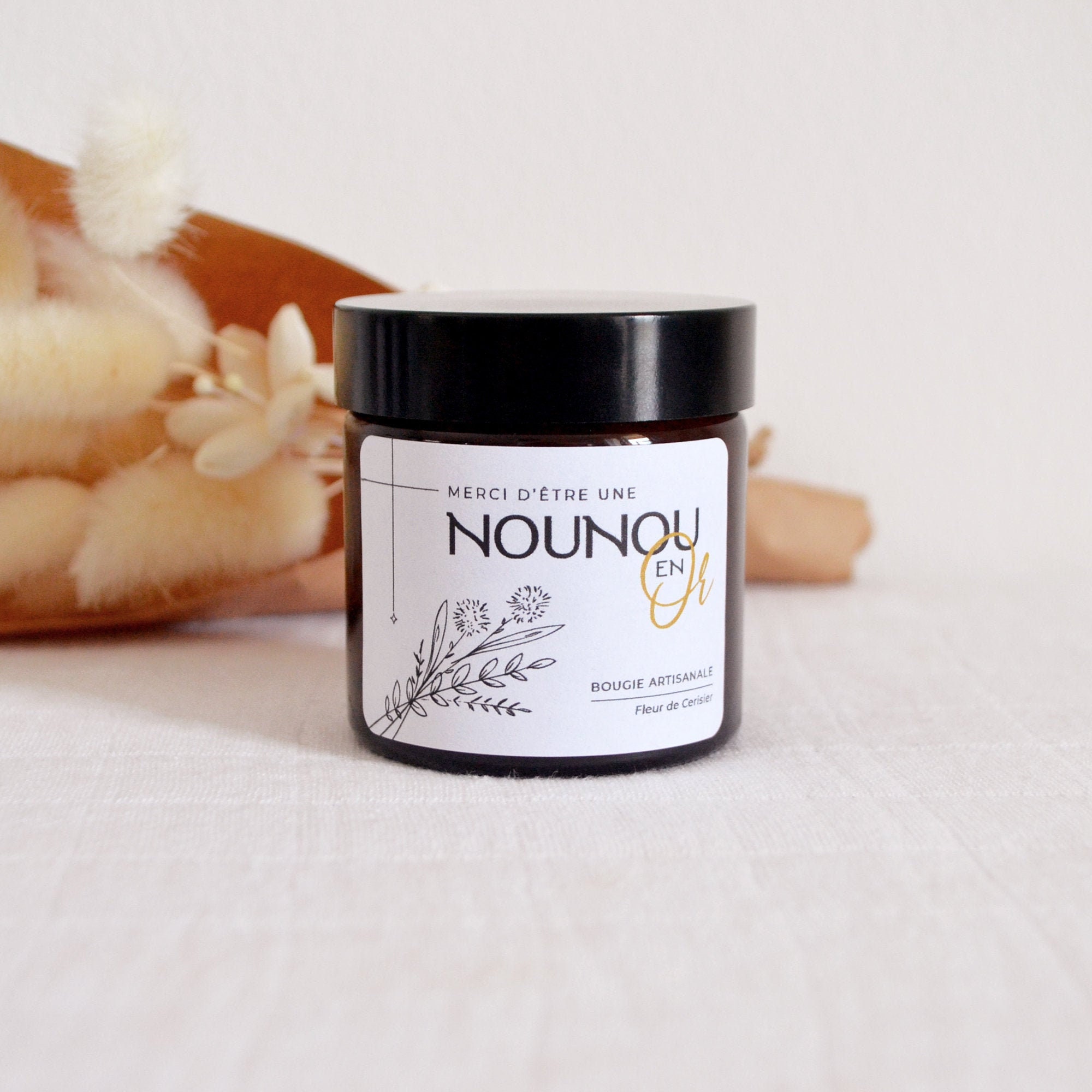 Mini Bougie Parfumée pour Nounou, Assistante maternelle, Maîtresse, A…