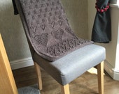 Aran blanket, throw, afghan