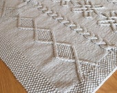 Aran blanket, throw, afghan